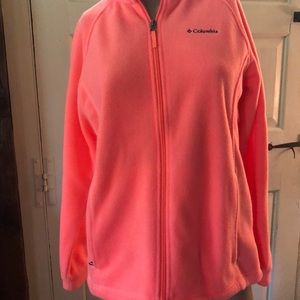 Girls XL full zip Columbia fleece